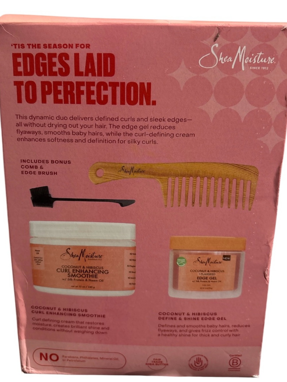 Flawless Edge Shea Moisture Gift Set - Picture 2 of 2